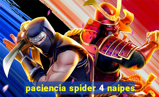 paciencia spider 4 naipes